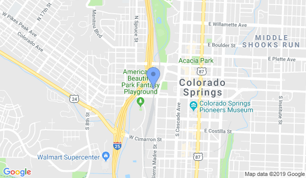 Colorado Springs Judo Center location Map