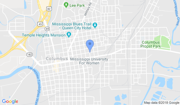 Columbus Karate Association location Map