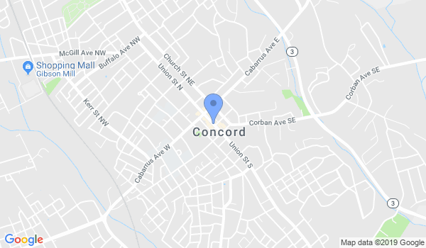 Concord Taekwondo & Hapkido location Map