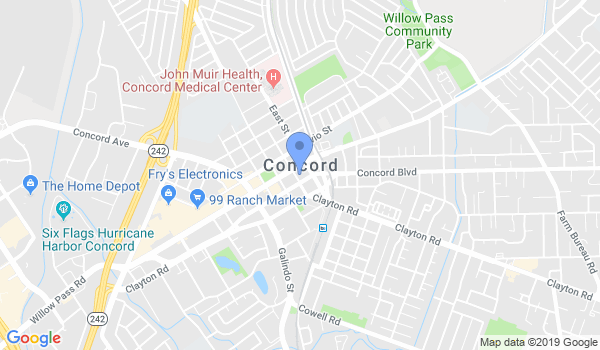 Contra Costa Budokan Martial Arts Academy location Map