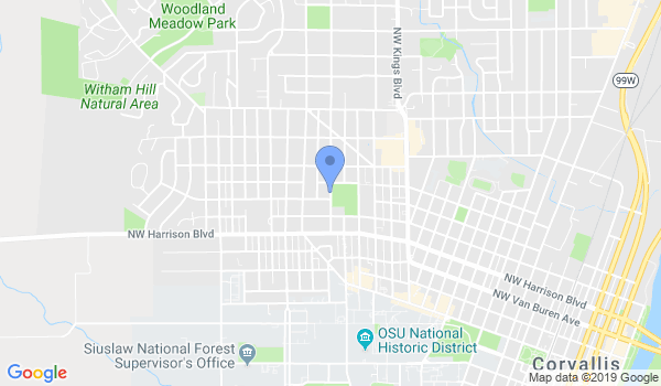 Corvallis Jujitsu Kai location Map