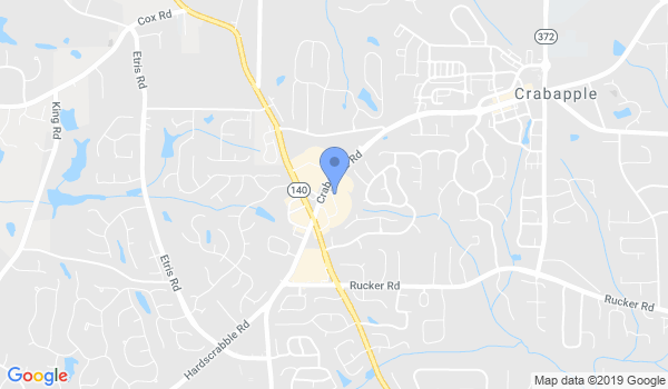 Crabapple Martial Arts Academy of Alpharetta and Roswell location Map