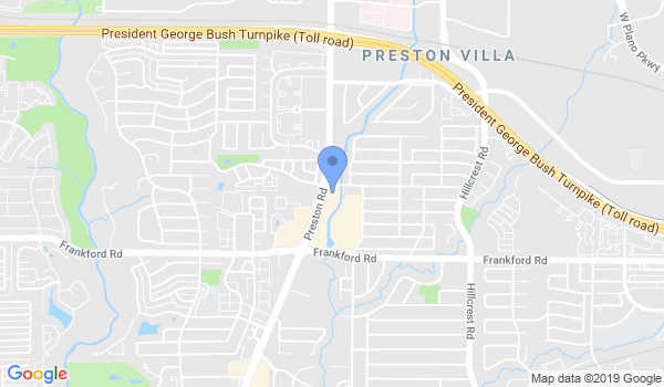 Dallas Karate Academy location Map