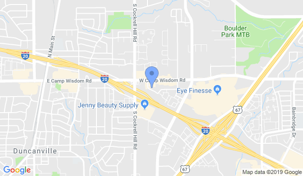 Dallas Tae Kwon DO location Map