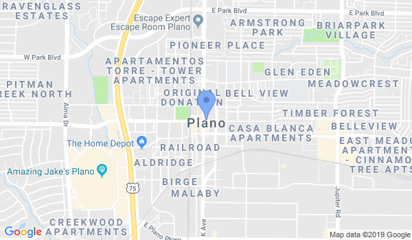 Dallas Wingtsun & Escrima location Map