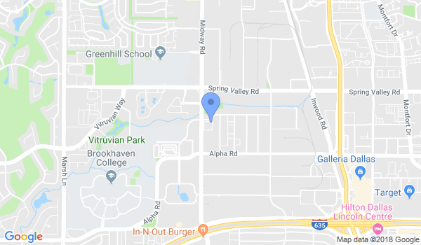 Dallas Kyokushin Karate location Map