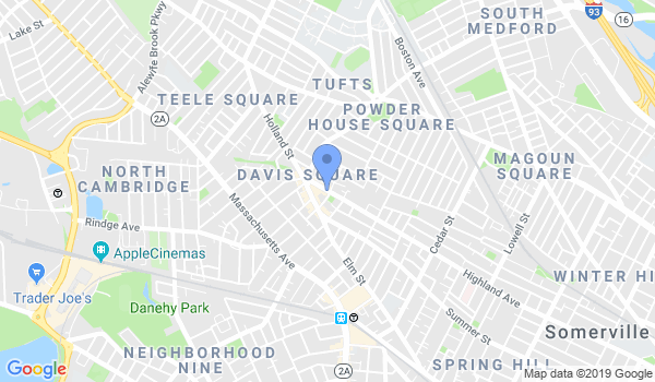 Davis Square Martial Arts location Map
