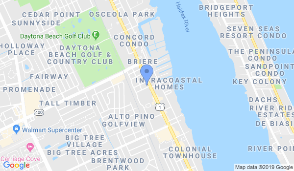 Daytona Beach Martial Arts location Map