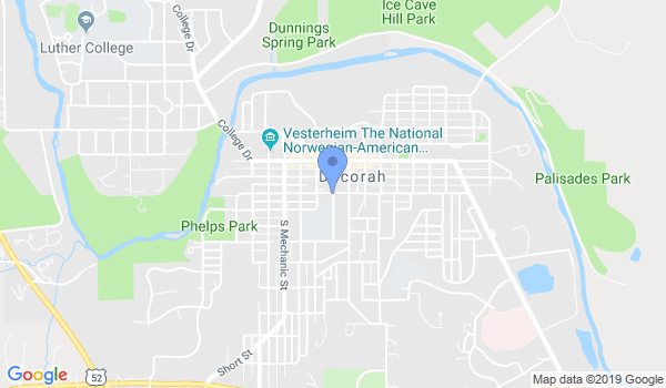Decorah American Karate Association (formerly Strong's American Karate) location Map