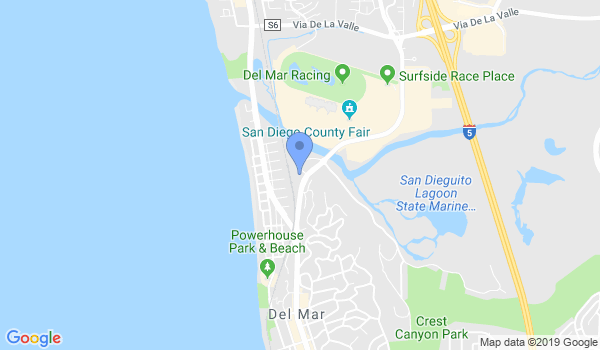 Del Mar Karate location Map