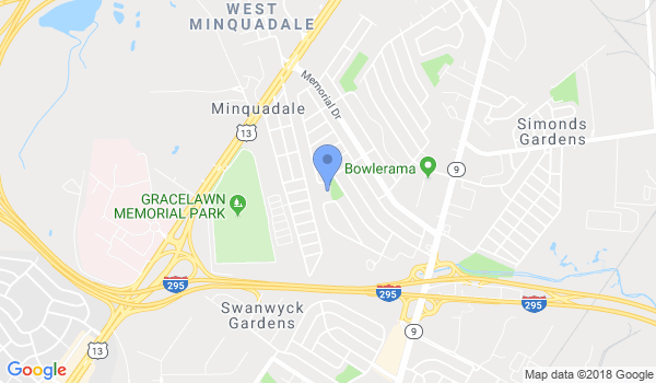 Delaware Judo & Ju-Jitsu Association location Map