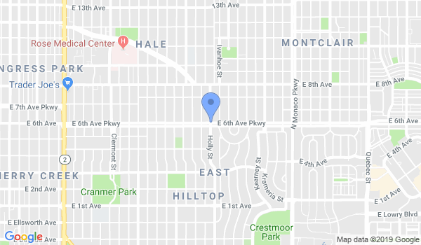 Denver Mile High Karate location Map