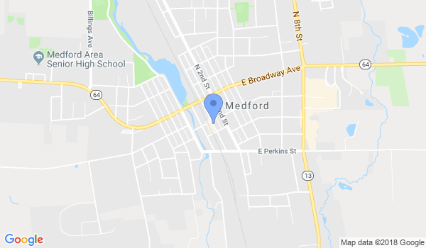 Derrico's Black Belt School location Map