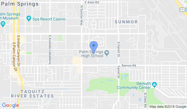 Aikido Coachella Valley location Map