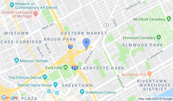 Detroit Kung Fu Academy location Map