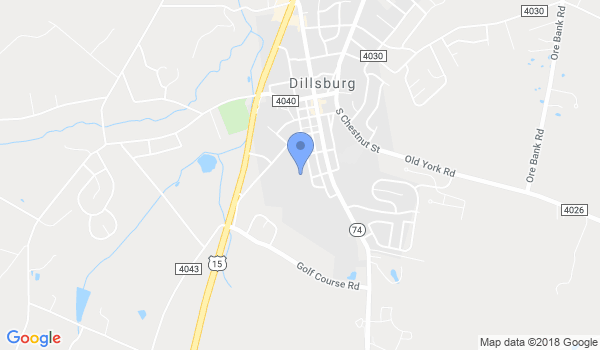 Dillsburg Karate Academy location Map