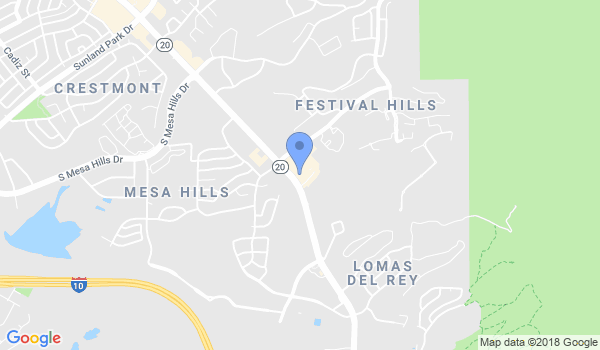 Dojo of El Paso location Map