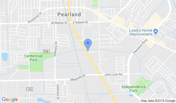 The Dojo Fit Club of Pearland location Map
