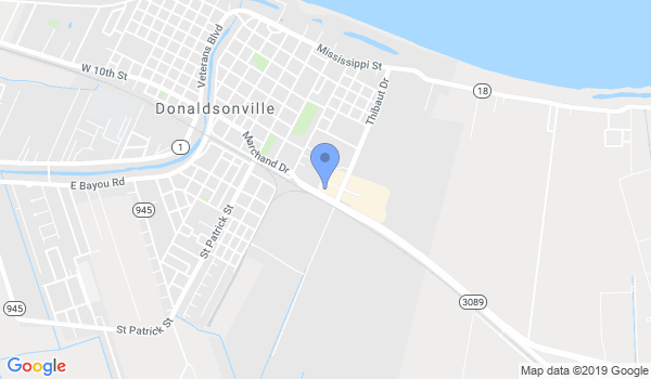 Donaldsonville Martial Arts location Map
