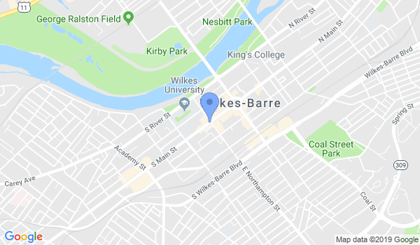 Downtown Dojo Karate Academy location Map