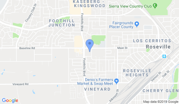 Doyle McMahan Karate School Roseville location Map