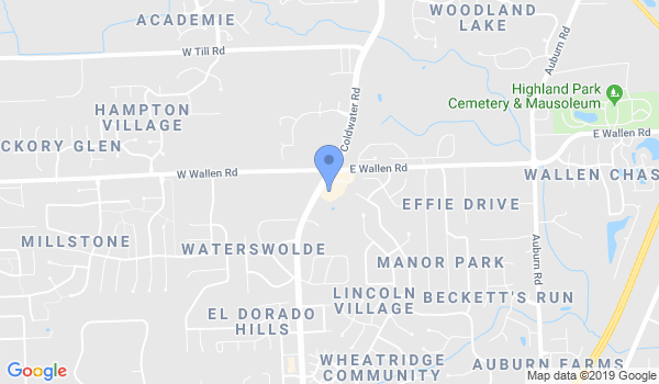 Dupont Taekwondo location Map