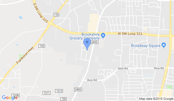East Texas Martial Arts location Map