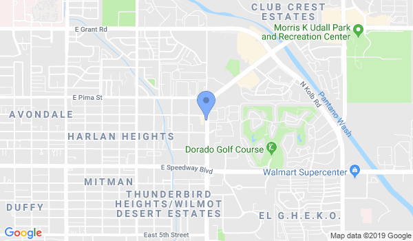 Eastside Karate location Map