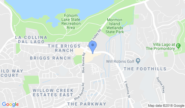 El Dorado Hills / Folsom Kenpo Karate location Map