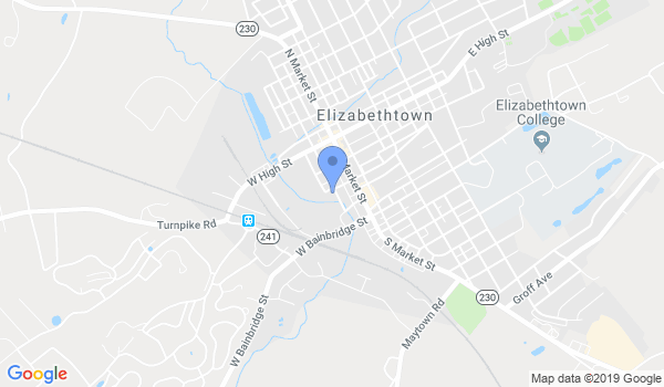Elizabethtown Kung Fu Center location Map