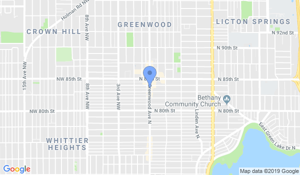 Emerald City Karate location Map