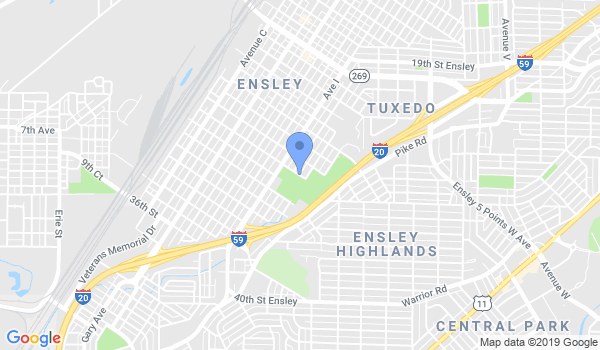 Ensley Park Japanese Karate Center location Map