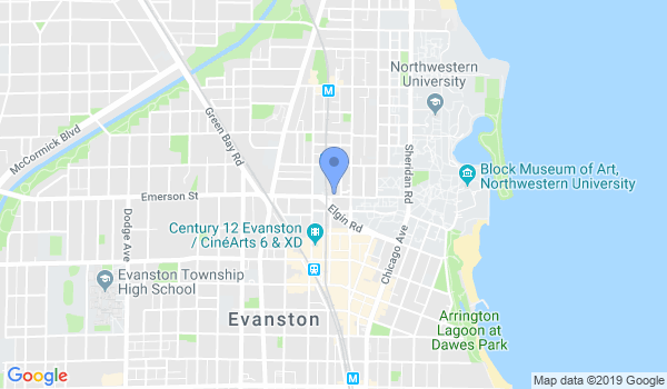 Evanston Ki Aikido location Map