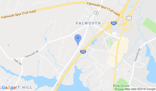 Falmouth Martial Arts location Map