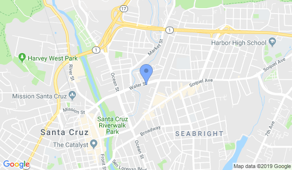 Santa Cruz Martial Arts & Fitness location Map