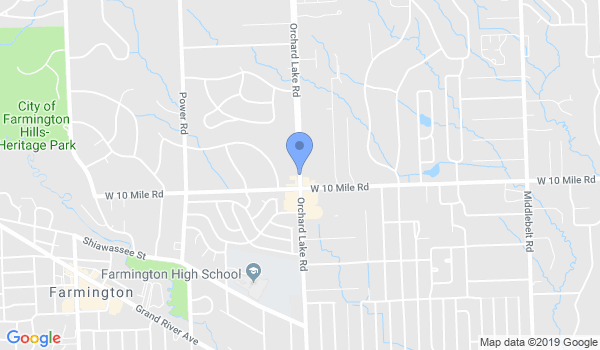 Farmington Martial Arts location Map