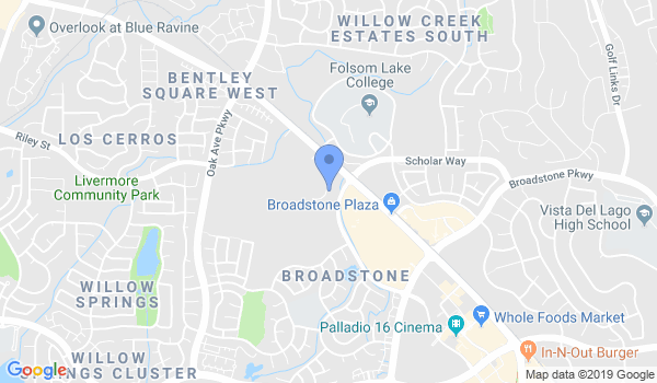 Folsom Family Taekwondo Center location Map