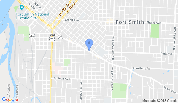 Fort Smith Martial Arts Center location Map
