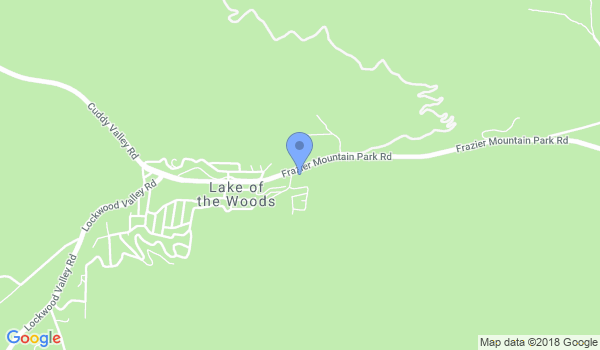 Frazier Mountain Judo location Map