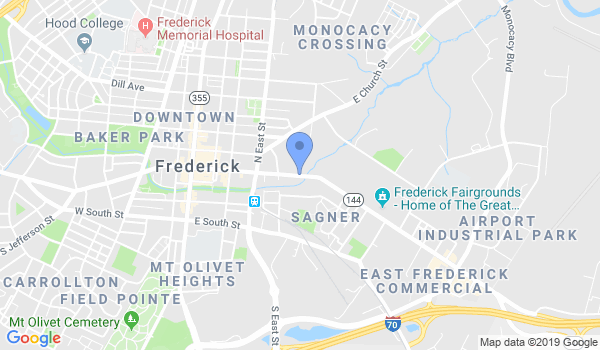 Frederick Academy-Self Defense location Map