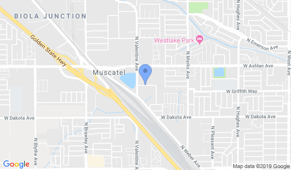 Fresno Judo Club location Map
