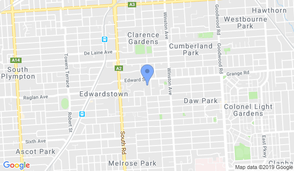 GKR Karate Clovelly Park location Map