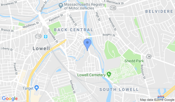 Gary Card's Martial Arts Academy location Map