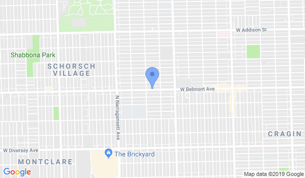 Gen-Ki Karate of Chicago location Map