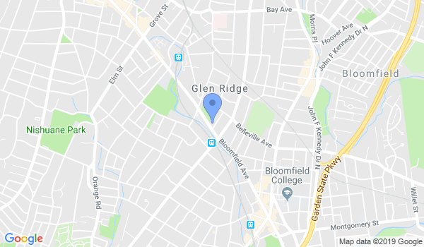 Glen Ridge Tae Kwon DO location Map