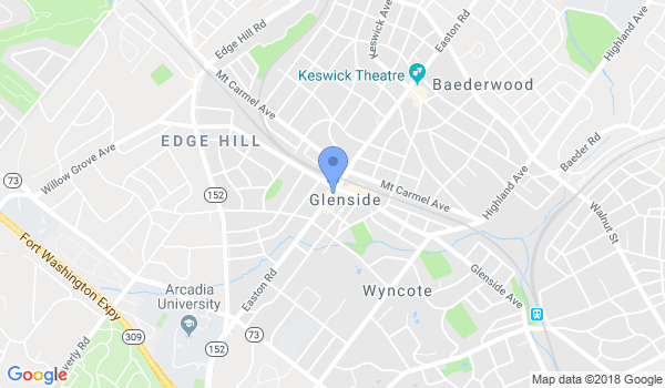 Glenside Shotokan Karate Club location Map