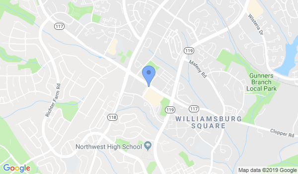 Gordon's Kemp Karate location Map
