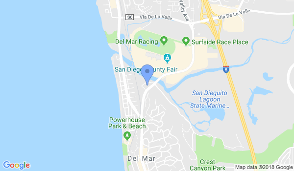 Del Mar Jiu Jitsu Club location Map