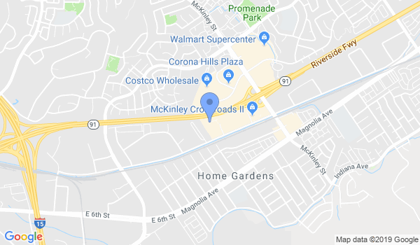 Gracie Barra Corona Martial Arts Academy location Map