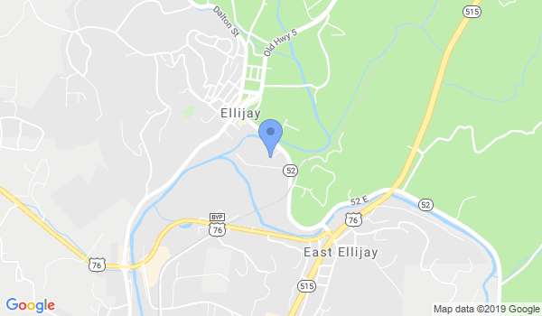 Gracie Barra Ellijay location Map